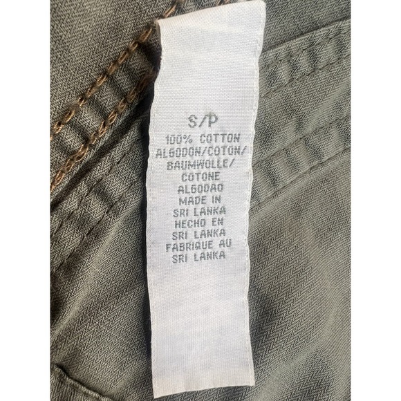 vintage Lucky Brand Jacket Womens S/P Green Military Army‎ Utility Grunge - Picture 7 of 8